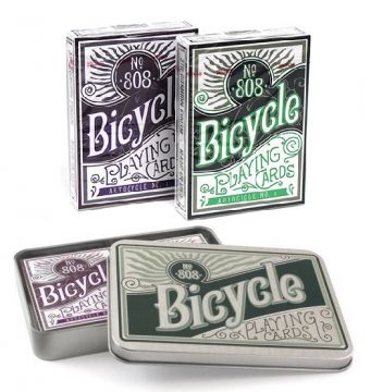 Bicycle 808 2 Deck Set in Collector Tin